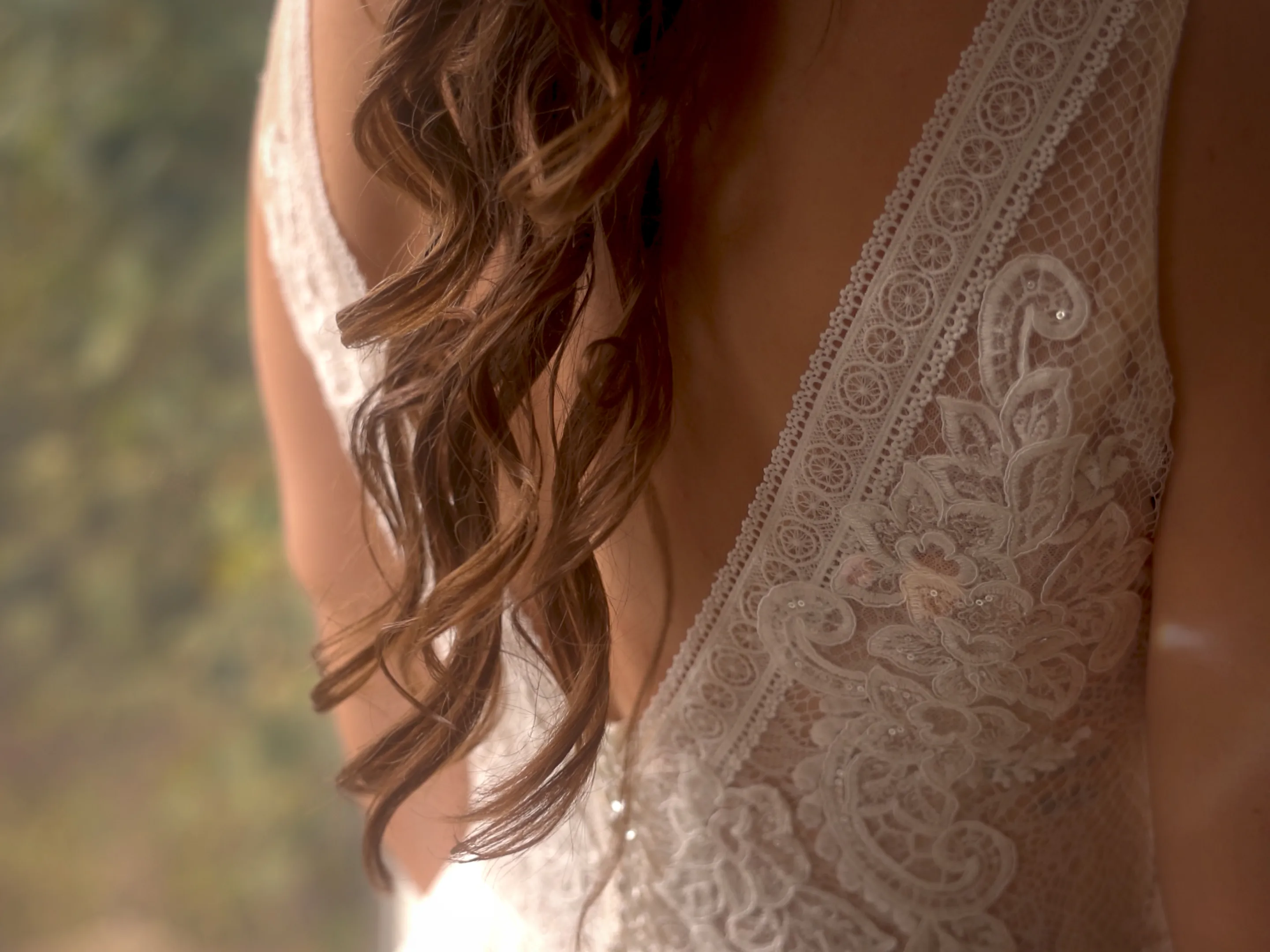 Vidéo Préparatifs dos de la mariée